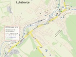 Orientační mapa UPOSS Luhačovice